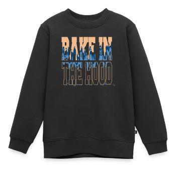 Chef choyé Cuisinier Chef Cool Chef Curry Happy - Sweat Premium enfant bio - noir - Devant - AI Model Kid Female (0cm)
