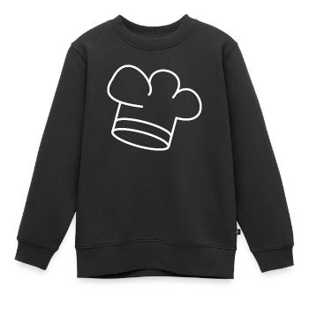 Toque - Sweat Premium enfant bio - noir - Devant - AI Model Kid Female (0cm)