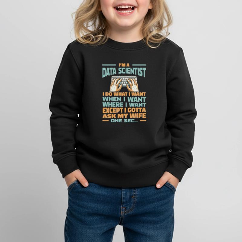 Data Science Data Analyst Kids Premium Organic Sweatshirt