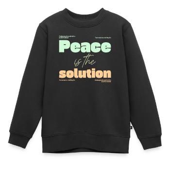 Geistige Gesundheit - Kinder Premium Organic Sweatshirt - Schwarz - Vorne - AI Model Kid Female (0cm)