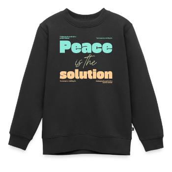 Geistige Gesundheit - Kinder Premium Organic Sweatshirt - Schwarz - Vorne - AI Model Kid Female (0cm)