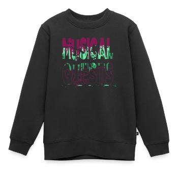 Geek Music Community Fun Music Festivals Blague - Sweat Premium enfant bio - noir - Devant - AI Model Kid Female (0cm)