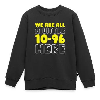 Emergency Call Control Center Operations Center - Kids Premium Organic Sweatshirt - black - Front - AI Model Kid Female (0cm)