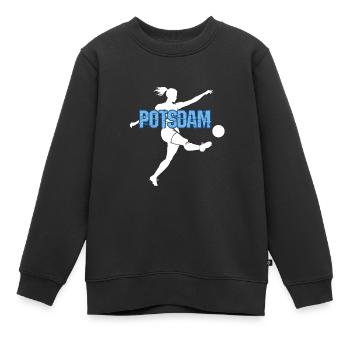 Potsdam, ma ville ! - Sweat Premium enfant bio - noir - Devant - AI Model Kid Female (0cm)