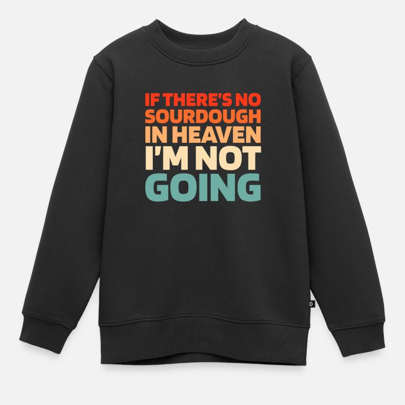 Sauerteig Brot - Kinder Premium Organic Sweatshirt - Schwarz