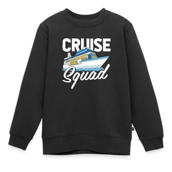 Kreuzfahrt - Kinder Premium Organic Sweatshirt - Schwarz - Vorne - AI Model Kid Female (0cm)
