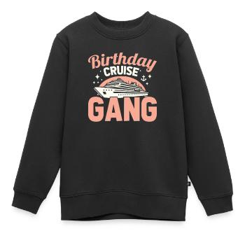 Kreuzfahrt - Kinder Premium Organic Sweatshirt - Schwarz - Vorne - AI Model Kid Female (0cm)