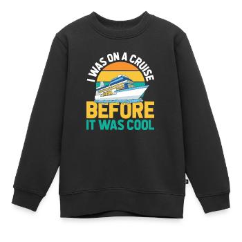 Kreuzfahrt - Kinder Premium Organic Sweatshirt - Schwarz - Vorne - AI Model Kid Female (0cm)