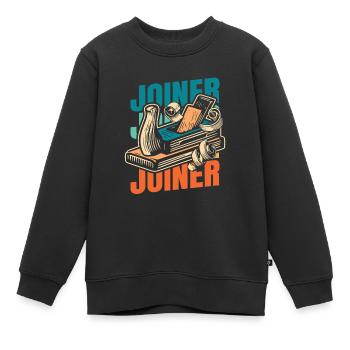 Tischler Schreiner - Kinder Premium Organic Sweatshirt - Schwarz - Vorne - AI Model Kid Female (0cm)