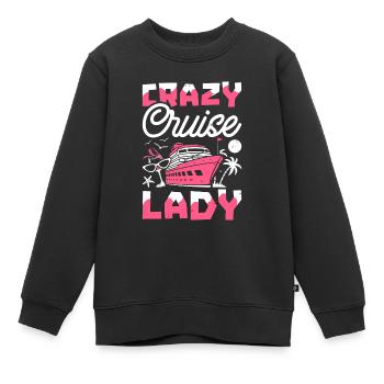 Kreuzfahrt - Kinder Premium Organic Sweatshirt - Schwarz - Vorne - AI Model Kid Female (0cm)