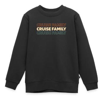 Kreuzfahrt - Kinder Premium Organic Sweatshirt - Schwarz - Vorne - AI Model Kid Female (0cm)