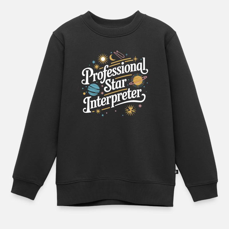 Astrologie Astrologue - Sweat Premium enfant bio - noir