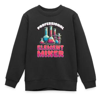 Chemie Chemiker - Kinder Premium Organic Sweatshirt - Schwarz - Vorne - AI Model Kid Female (0cm)