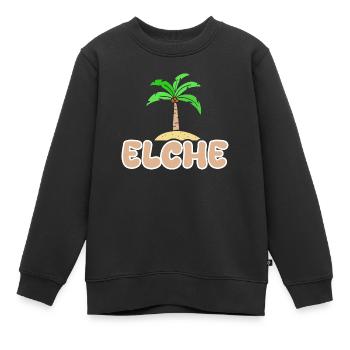 Elche Elche - Kinder Premium Organic Sweatshirt - Schwarz - Vorne - AI Model Kid Female (0cm)