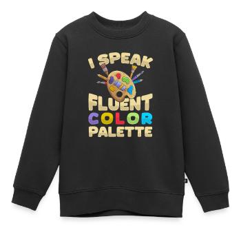 Art Director - Kinder Premium Organic Sweatshirt - Schwarz - Vorne - AI Model Kid Female (0cm)