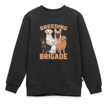 Züchter Team - Kinder Premium Organic Sweatshirt - Schwarz - Vorne - AI Model Kid Female (0cm)