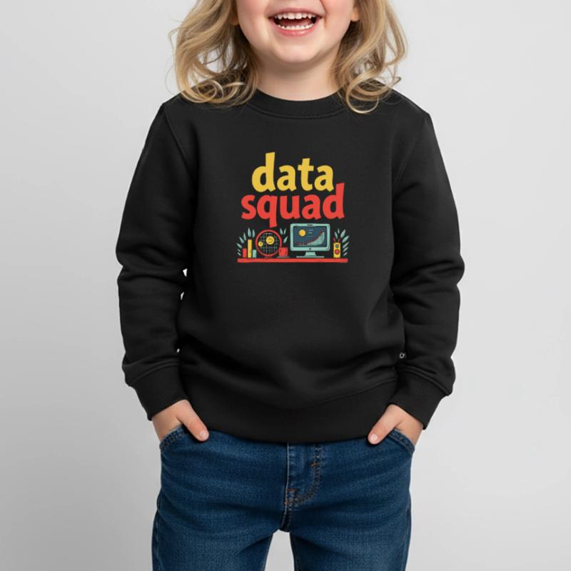 Data Science Data Analyst Squad Kids Premium Organic Sweatshirt
