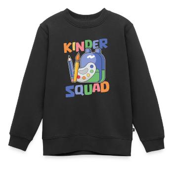 Grundschullehrer Grundschule Lehrer Kader - Kinder Premium Organic Sweatshirt - Schwarz - Vorne - AI Model Kid Female (0cm)