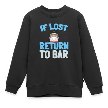 Kreuzfahrt - Kinder Premium Organic Sweatshirt - Schwarz - Vorne - AI Model Kid Female (0cm)