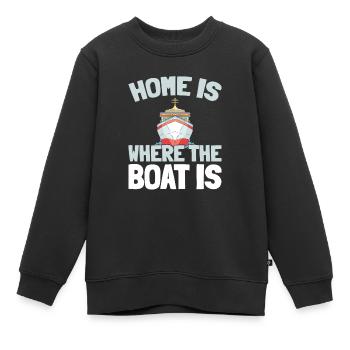 Kreuzfahrt - Kinder Premium Organic Sweatshirt - Schwarz - Vorne - AI Model Kid Female (0cm)