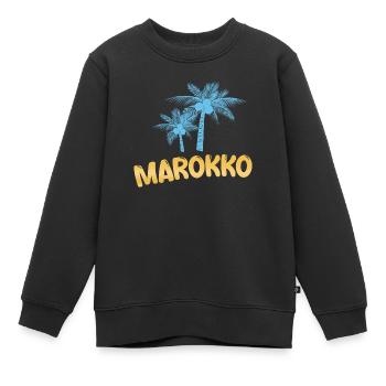 Maroc comme Maroc - Sweat Premium enfant bio - noir - Devant - AI Model Kid Female (0cm)