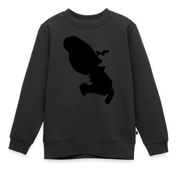 Martinique - Sweat Premium enfant bio - noir - Devant - AI Model Kid Female (0cm)