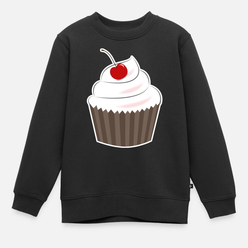 muffin - Sweat Premium enfant bio - noir