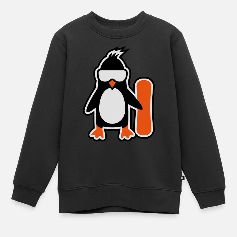 pingouin - Sweat Premium enfant bio - noir