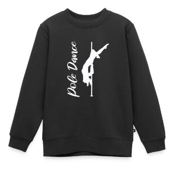 Pole Dance - Kinder Premium Organic Sweatshirt - Schwarz - Vorne - AI Model Kid Female (0cm)