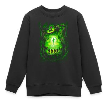 Ghostbusters Ecto Gang - Kinder Premium Organic Sweatshirt - Schwarz - Vorne - AI Model Kid Female (0cm)