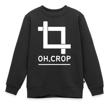 Designerin Grafiker Grafik Designer Künstler - Kinder Premium Organic Sweatshirt - Schwarz - Vorne - AI Model Kid Female (0cm)