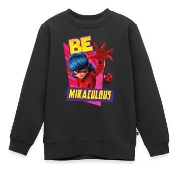 Miraculous Be Miraculous Ladybug - Kinder Premium Organic Sweatshirt - Schwarz - Vorne - AI Model Kid Female (0cm)