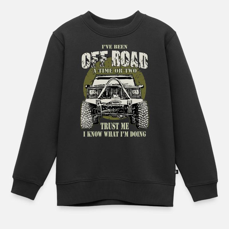 Offroad - Kinder Premium Organic Sweatshirt - Schwarz