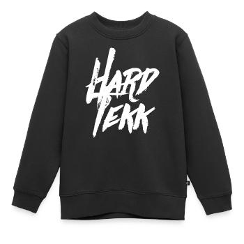 HARDTEKK TEKK TEKKE - Kinder Premium Organic Sweatshirt - Schwarz - Vorne - AI Model Kid Female (0cm)