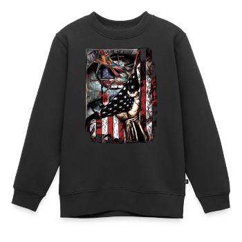 Design für Church Mitarbeiter cooler wahrer Spruch - Kinder Premium Organic Sweatshirt - Schwarz - Vorne - AI Model Kid Female (0cm)