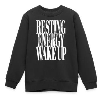 Ruheenergie erwache Energie Formel Mathematik - Kinder Premium Organic Sweatshirt - Schwarz - Vorne - AI Model Kid Female (0cm)