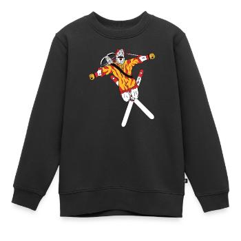 Freestyle, Wiltsch, Ski, Suisse, Effronté, Sport - Sweat Premium enfant bio - noir - Devant - AI Model Kid Female (0cm)