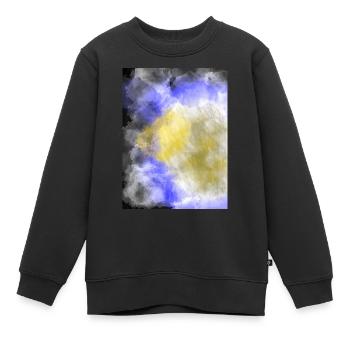 Univers - Sweat Premium enfant bio - noir - Devant - AI Model Kid Female (0cm)