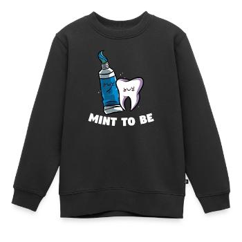 Zahnhygieniker Zahnarzt Zähne Mundhygiene - Kinder Premium Organic Sweatshirt - Schwarz - Vorne - AI Model Kid Female (0cm)