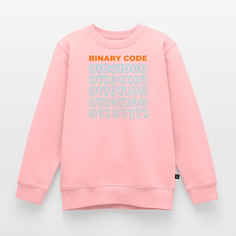 Binary code Kids Premium Organic Sweatshirt