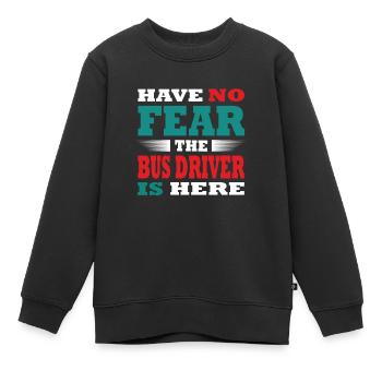 Have no Fear the Bus Driver is here Outfit - Kinder Premium Organic Sweatshirt - Schwarz - Vorne - AI Model Kid Female (0cm)