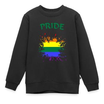 LGBTQ Pride - Kinder Premium Organic Sweatshirt - Schwarz - Vorne - AI Model Kid Female (0cm)