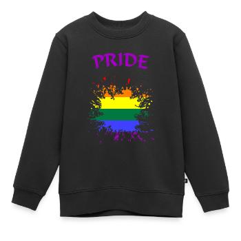 Pride - Kinder Premium Organic Sweatshirt - Schwarz - Vorne - AI Model Kid Female (0cm)