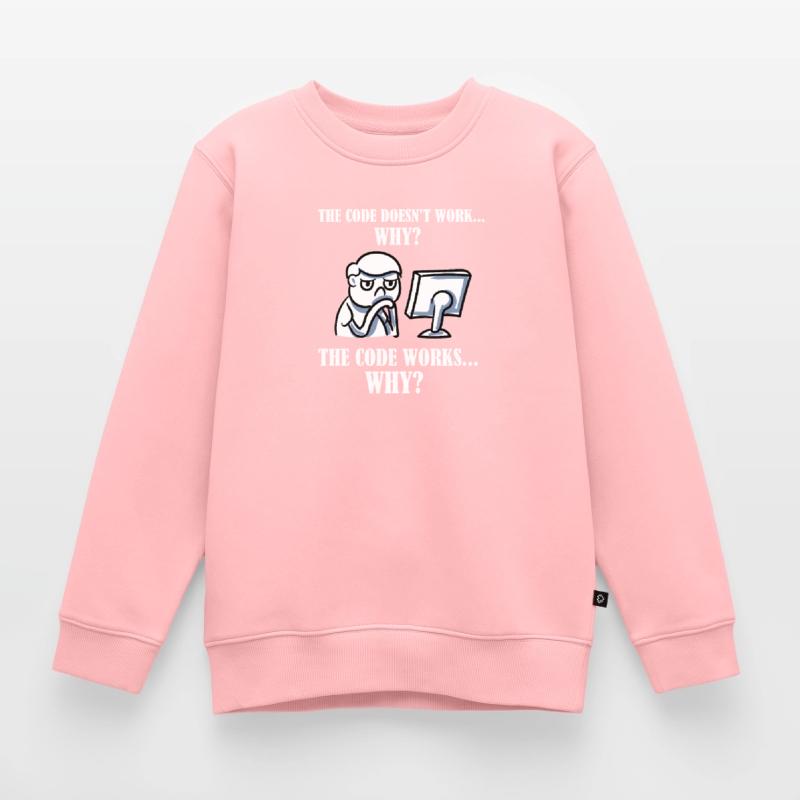 The Code Informatiker Programmierer Computer Admin Kinder Premium Organic Sweatshirt