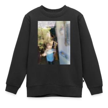 Window cricket - Kids Premium Organic Sweatshirt - black - Front - AI Model Kid Female (0cm)