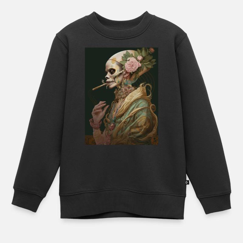 ghotic class - Sweat Premium enfant bio - noir