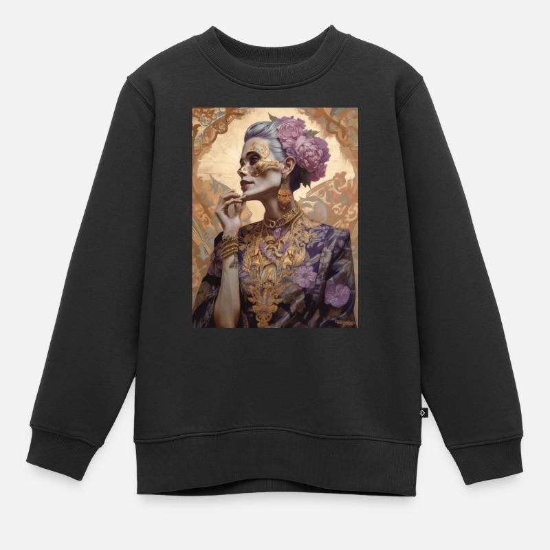 ghotic class - Sweat Premium enfant bio - noir