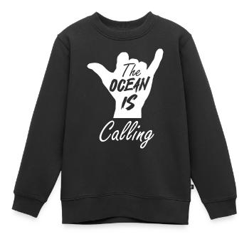 Planche de surf Surfer Sports nautiques - Sweat Premium enfant bio - noir - Devant - AI Model Kid Female (0cm)