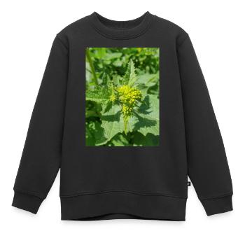 Schwarzer Senf - Kinder Premium Organic Sweatshirt - Schwarz - Vorne - AI Model Kid Female (0cm)