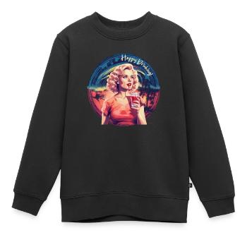 Bonne consommation d’alcool - Sweat Premium enfant bio - noir - Devant - AI Model Kid Female (0cm)